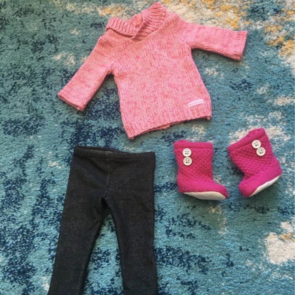American Girl Cozy Sweater Outfit